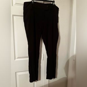 Rafaella curvy fit black slacks 18w